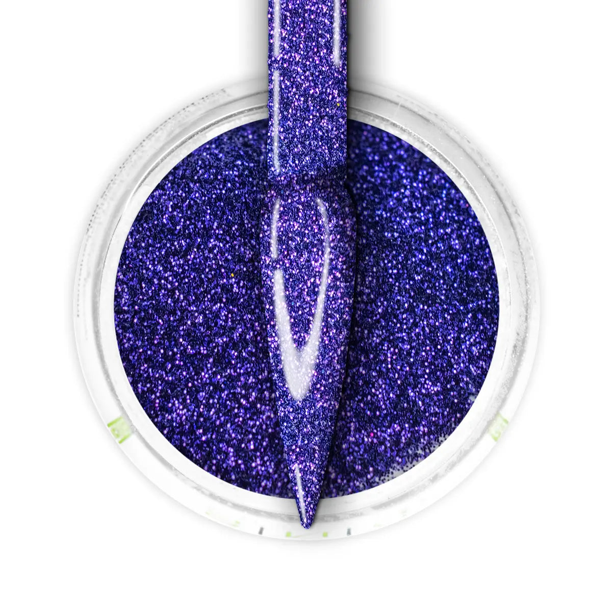 French Glitter Nail Art - Dark Purple Colors - GF12