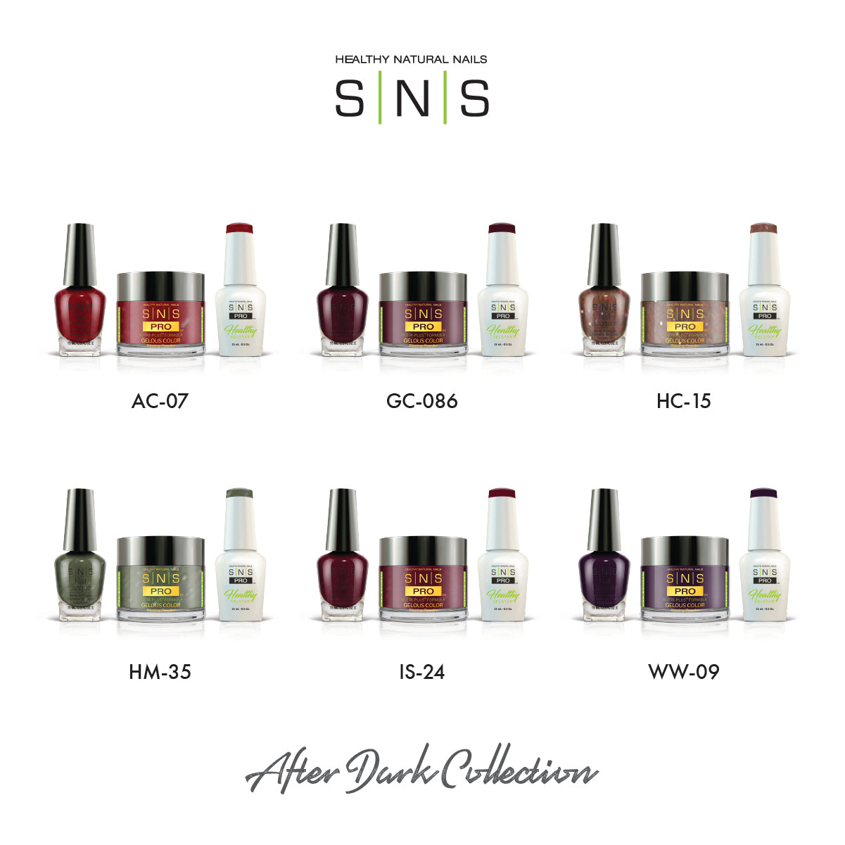 SNS After Dark Collection - 6 Colors
