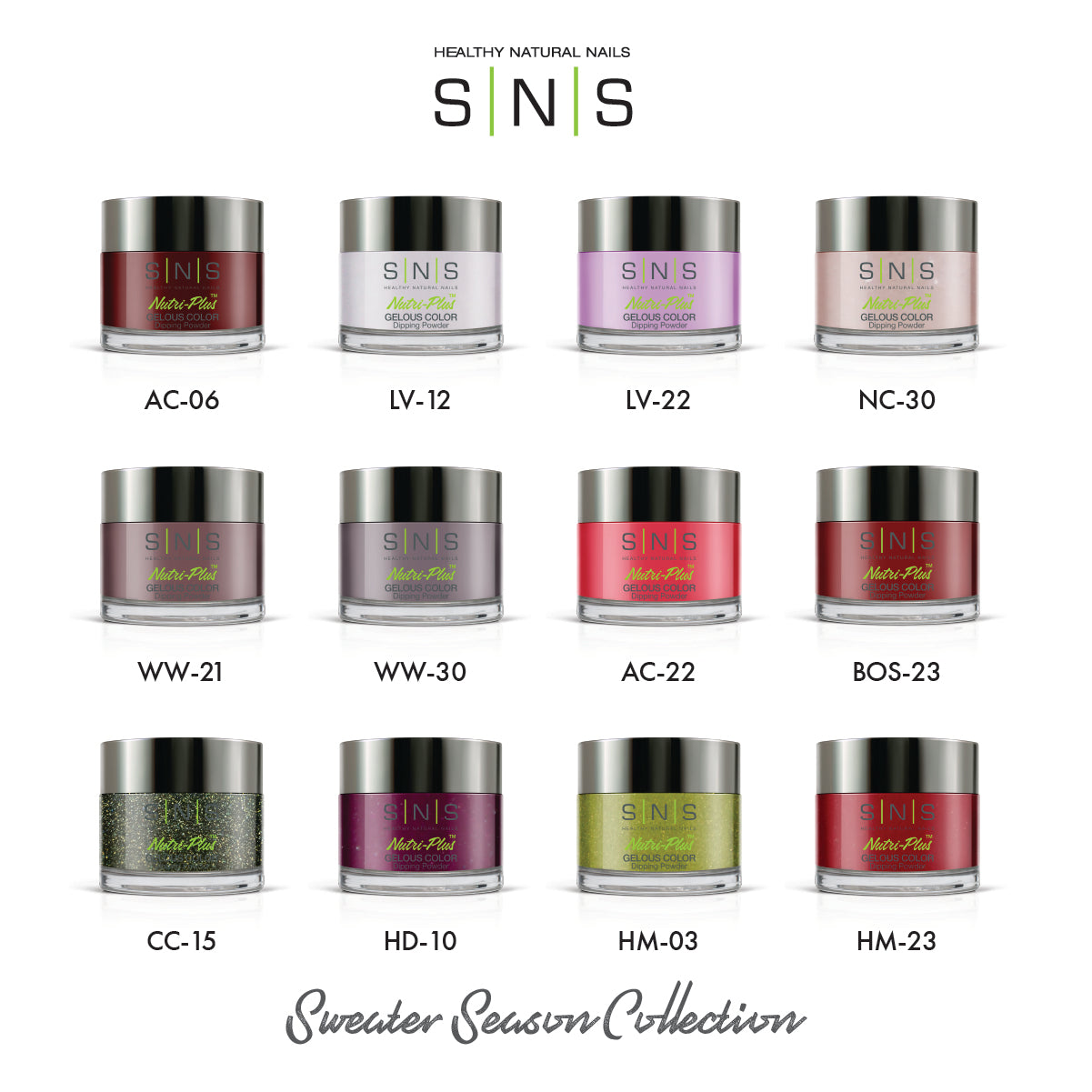 SNS Sweater Season Collection - 12 Colors