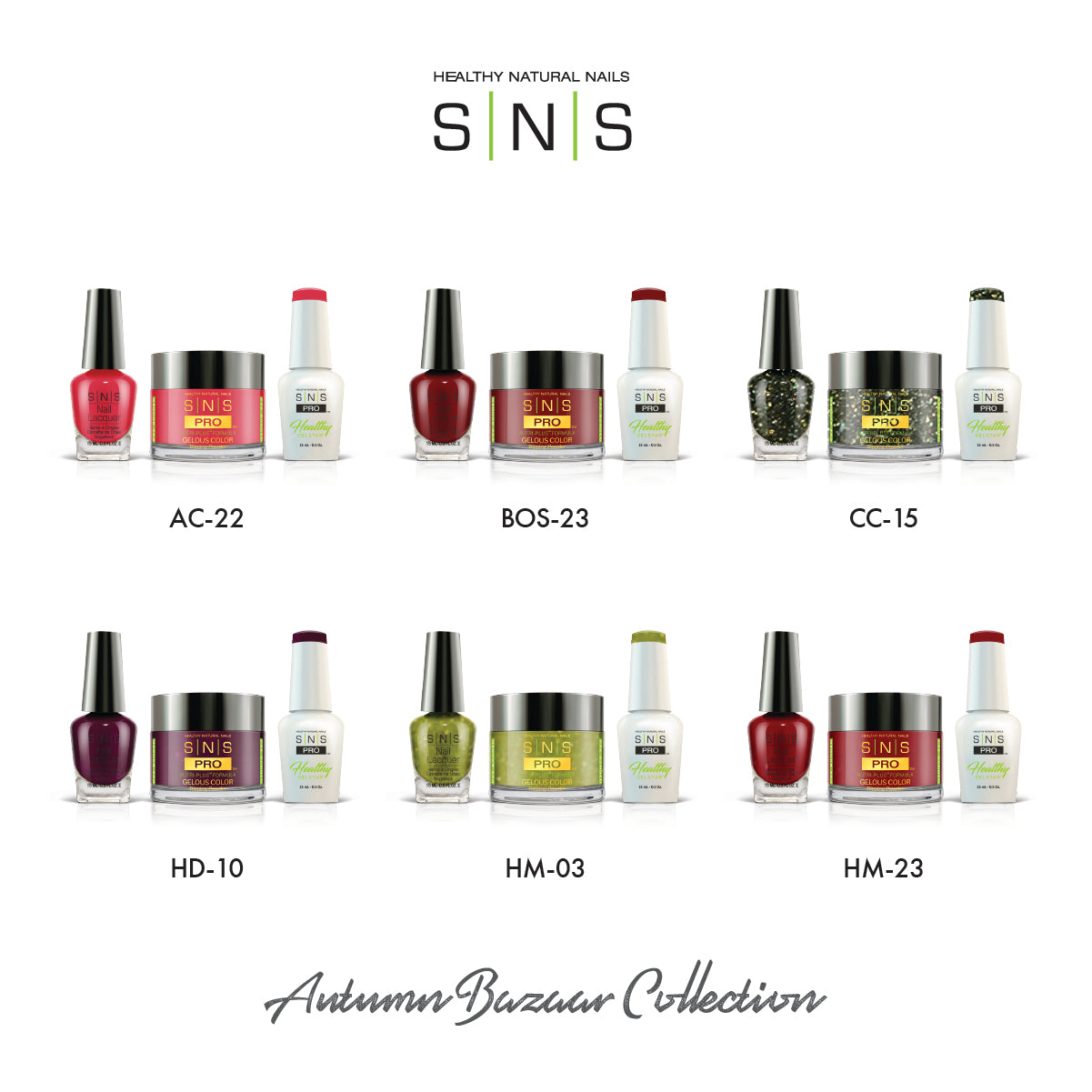 SNS Crimson Grove Collection - 6 Colors