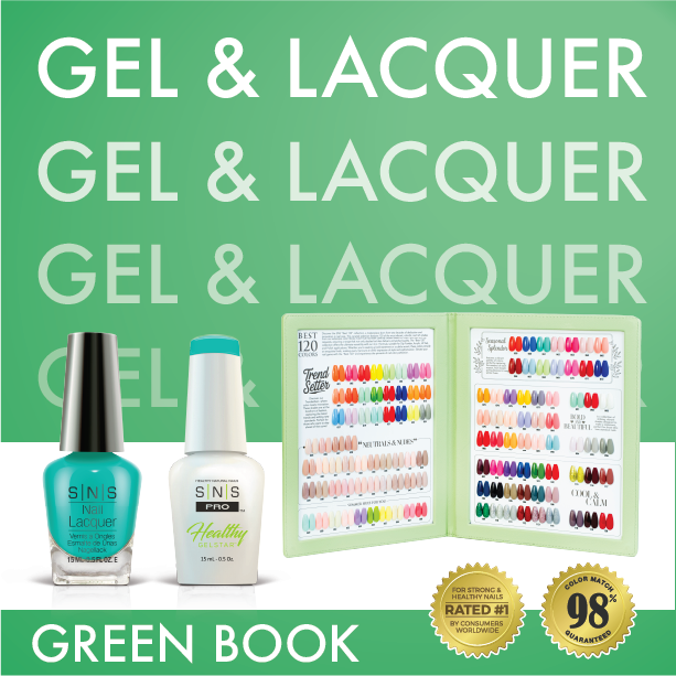 SNS Pro - Green Book Collection - Gel & Lacquer Duo - 30  Colors Bundle - Board 4