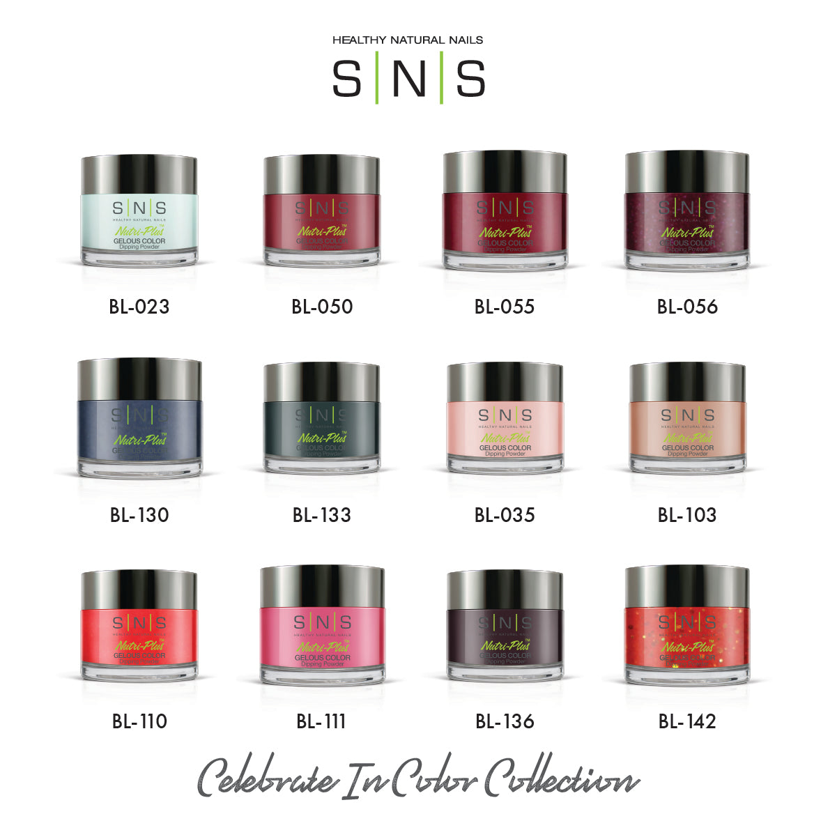 SNS Celebrate In Color Collection - 12 Colors