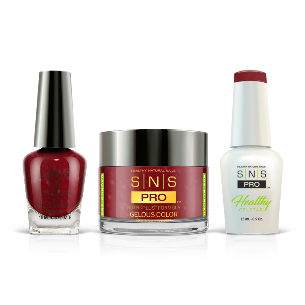 SNS Pro - Burgundy Book Collection - #046 by Signature Nail System SNS Nails USA