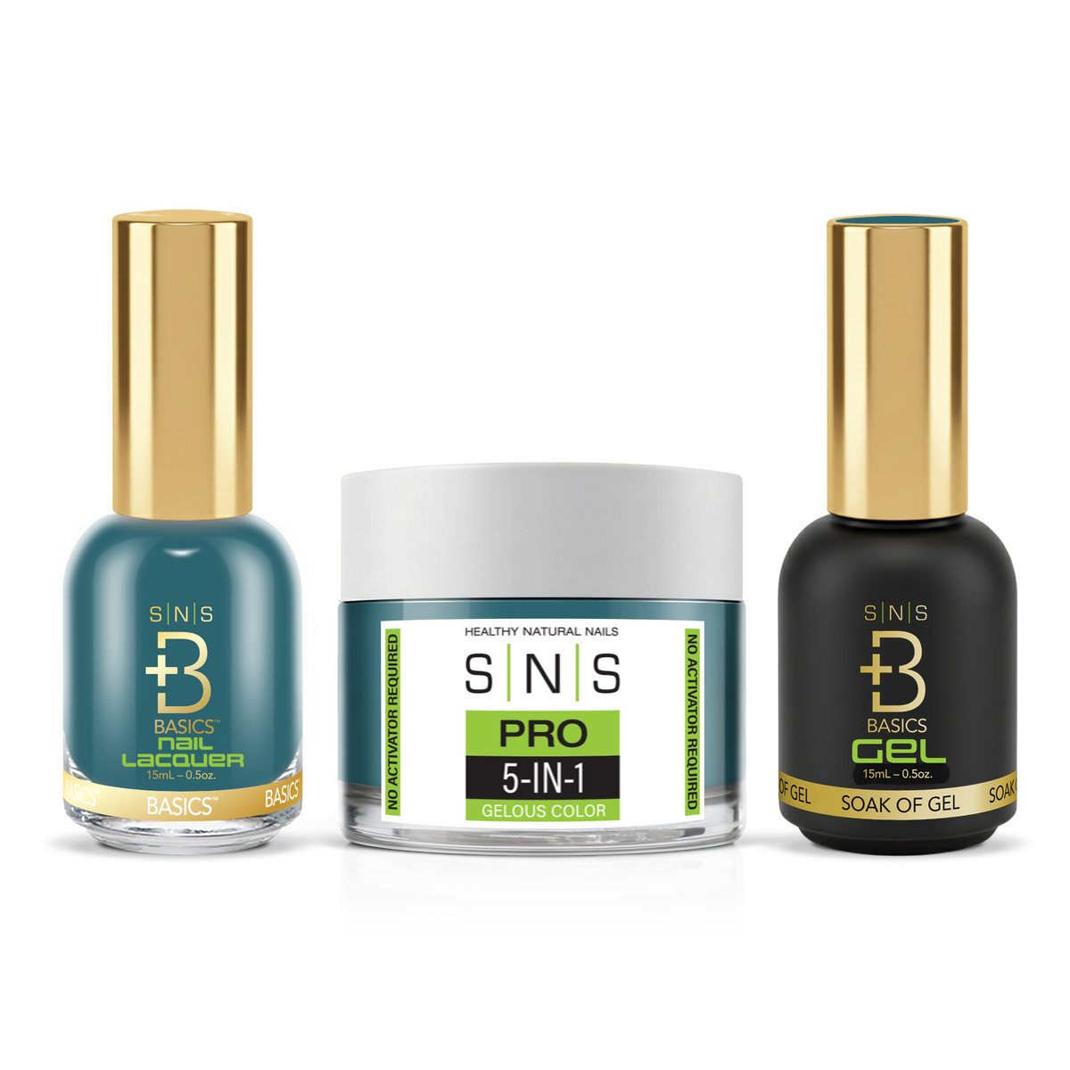 SNS Pro - Green Book Collection - #107 Swatch & Angle View #4 - SNS Nails