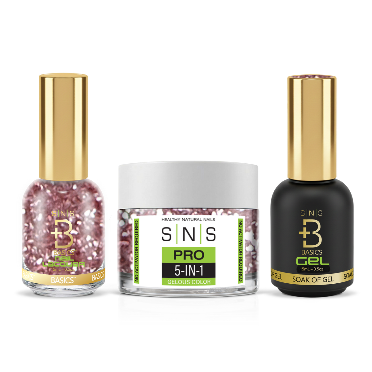 SNS Pro - Green Book Collection - #113 Swatch & Angle View #4 - SNS Nails