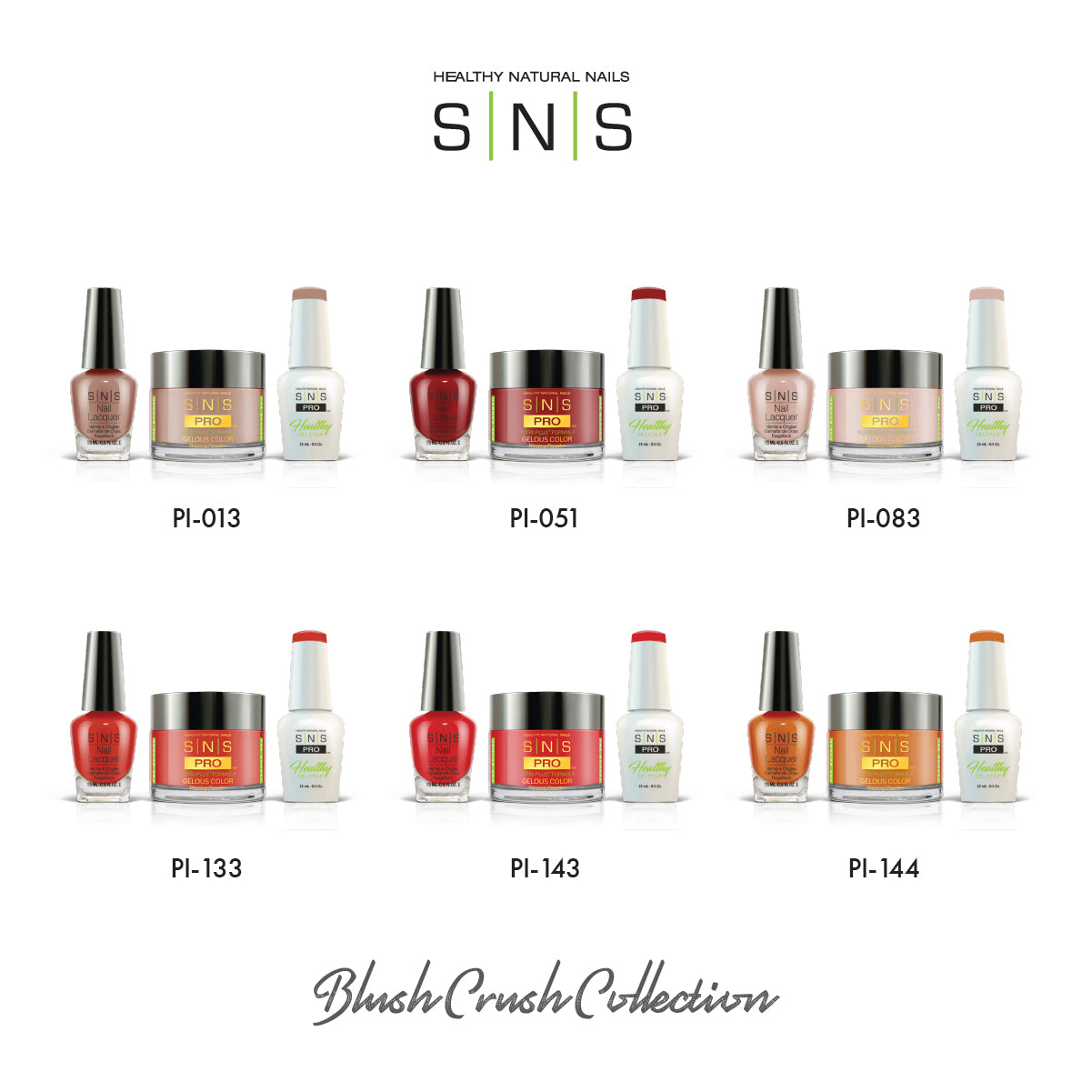 SNS Blush Crush Collection - 6 Colors