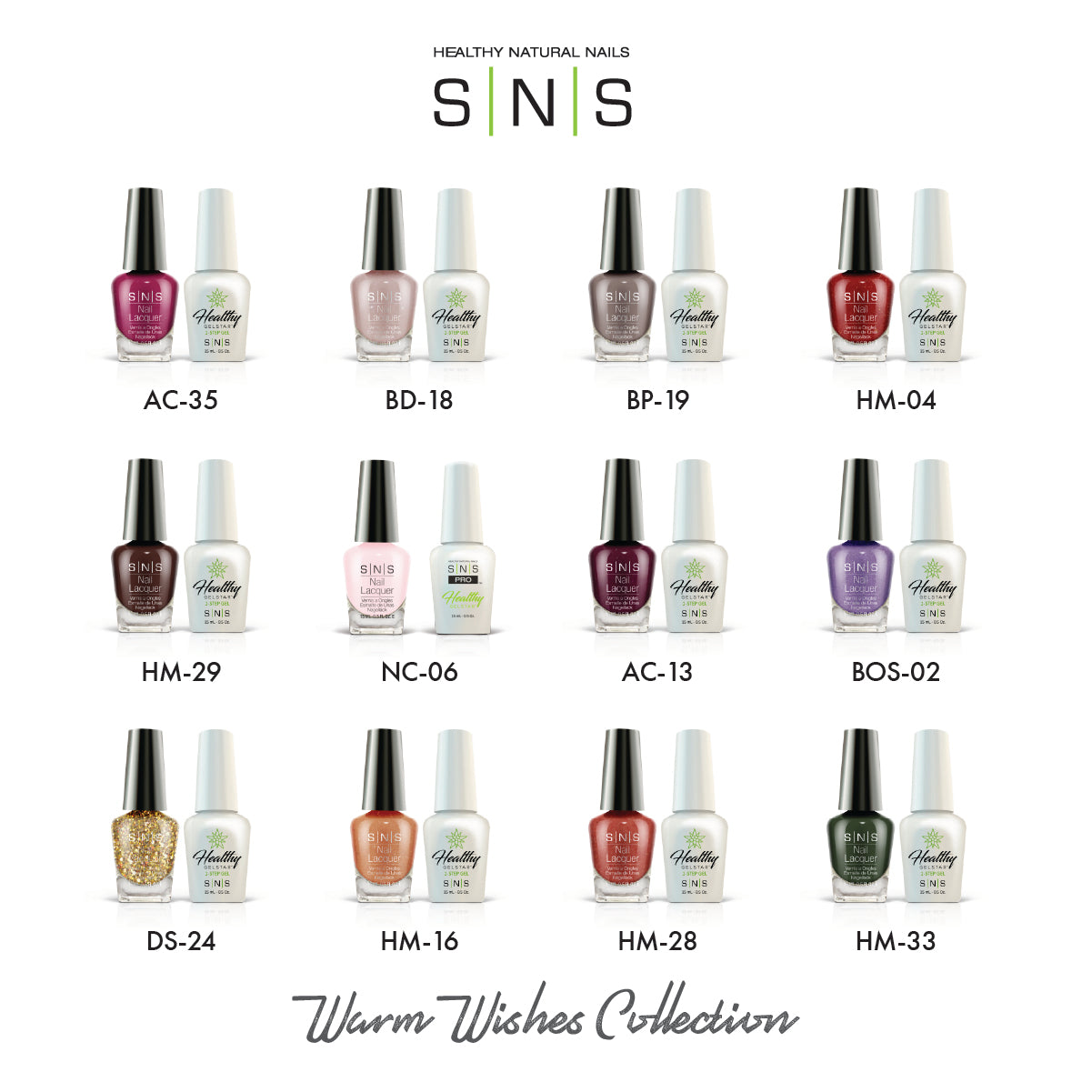 SNS Warm Wishes Collection - 12 Colors