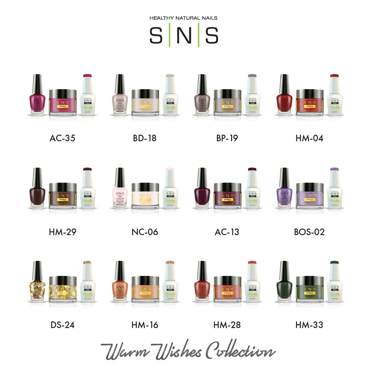 SNS Warm Wishes Collection - 12 Colors