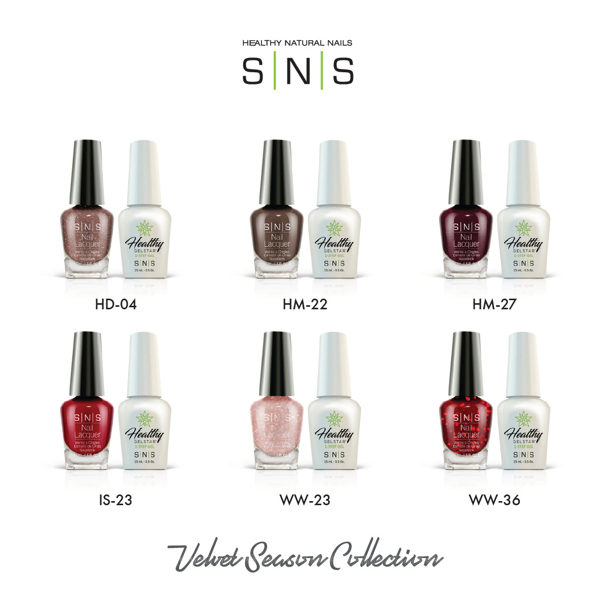 SNS Velvet Season Collection - 6 Colors