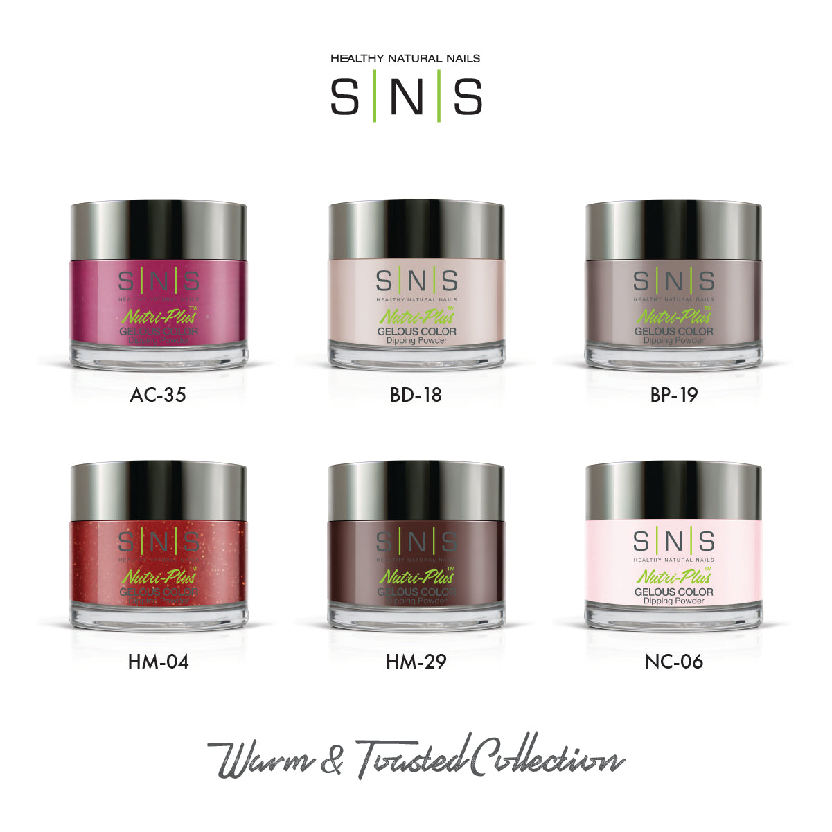 SNS Warm And Toasted Collection - 6 Colors