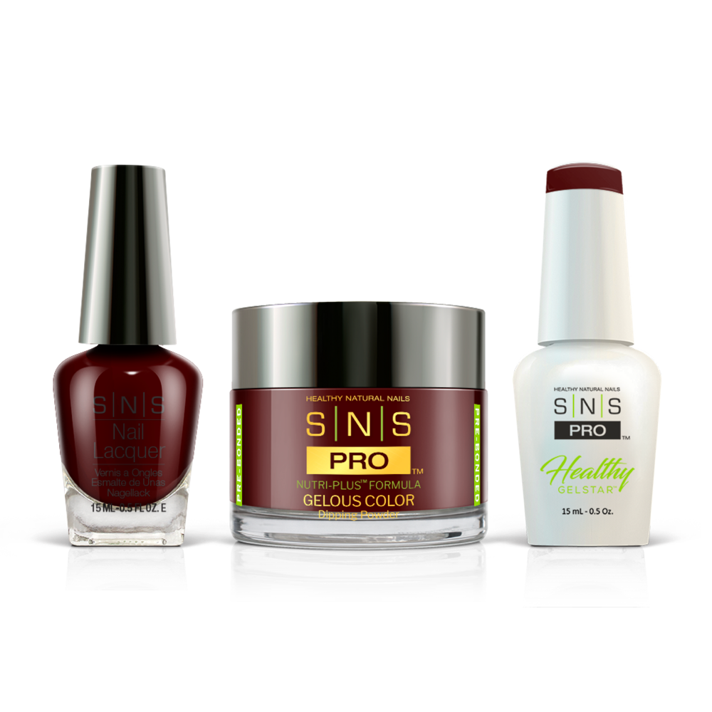 SNS Pro - Burgundy Book Collection - #047 by Signature Nail System SNS Nails USA