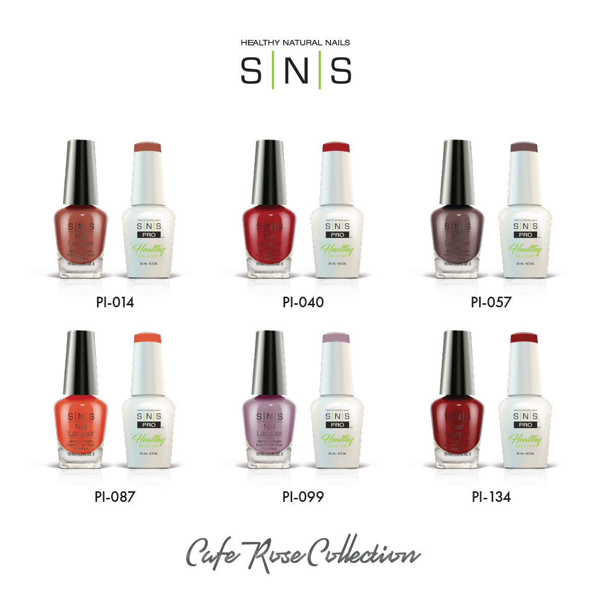 SNS Café Rose Collection - 6 Colors