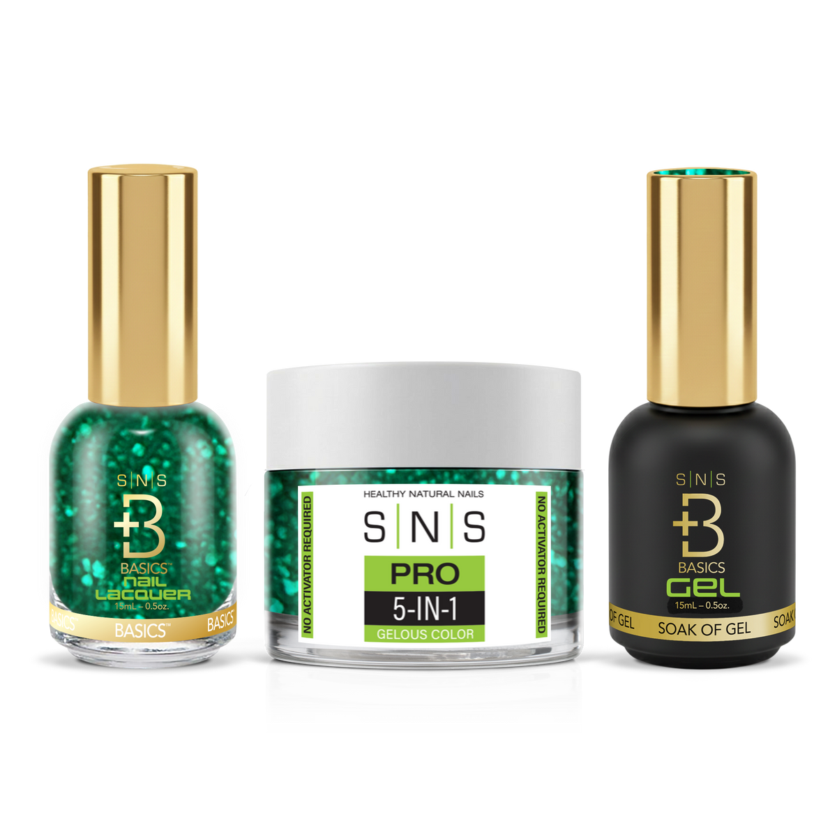 SNS Pro - Green Book Collection - #109 Swatch & Angle View #4 - SNS Nails
