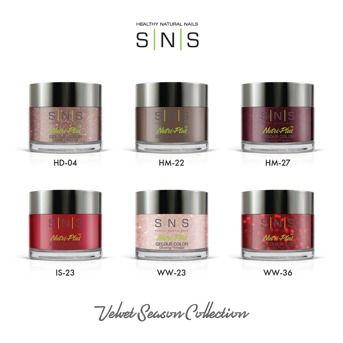SNS Velvet Season Collection - 6 Colors