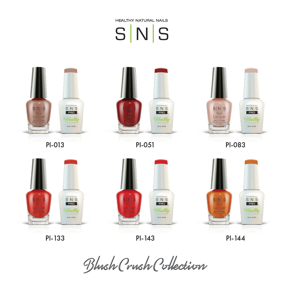 SNS Blush Crush Collection - 6 Colors