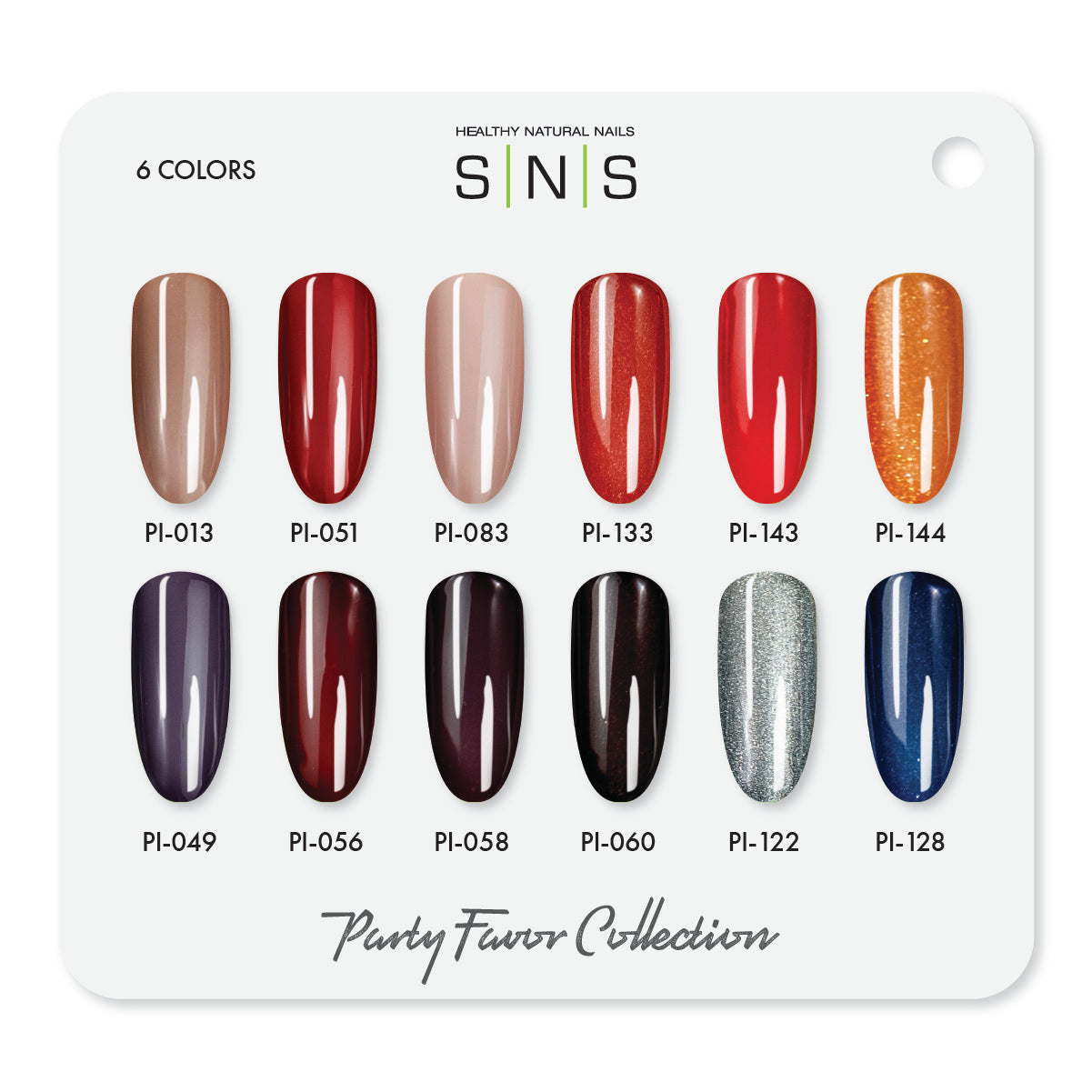 SNS Party Favor Collection - 12 Colors