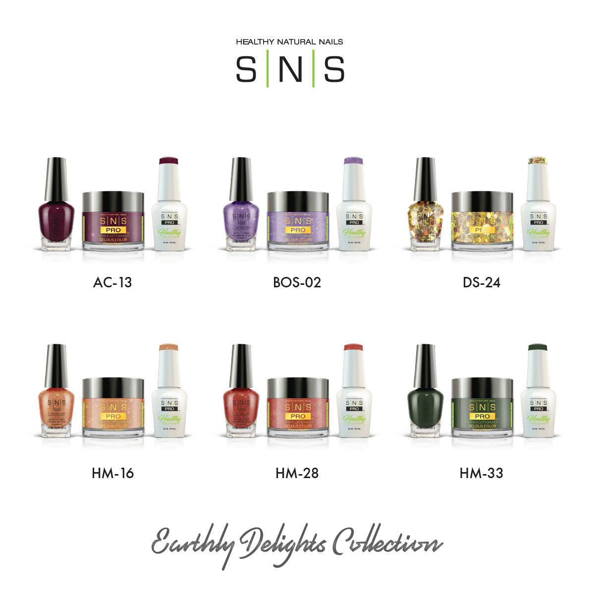 SNS Earthly Delights Collection - 6 Colors