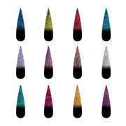 French Glitter Nail Art Master Set (12 colors)