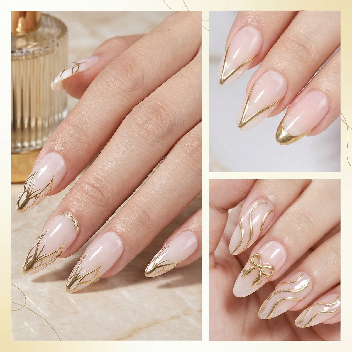 LDS Liner Art Gold Chrome