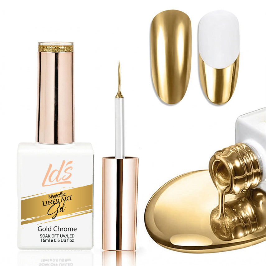 LDS Liner Art Gold Chrome