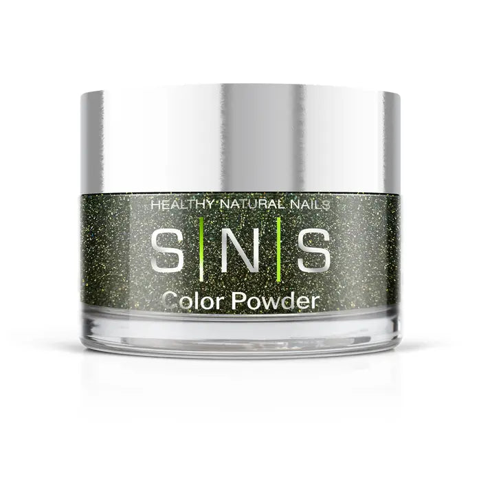 SNS Dipping Powder -Green Velvet- Green Shimmer Colors - 0.5oz (DIY)