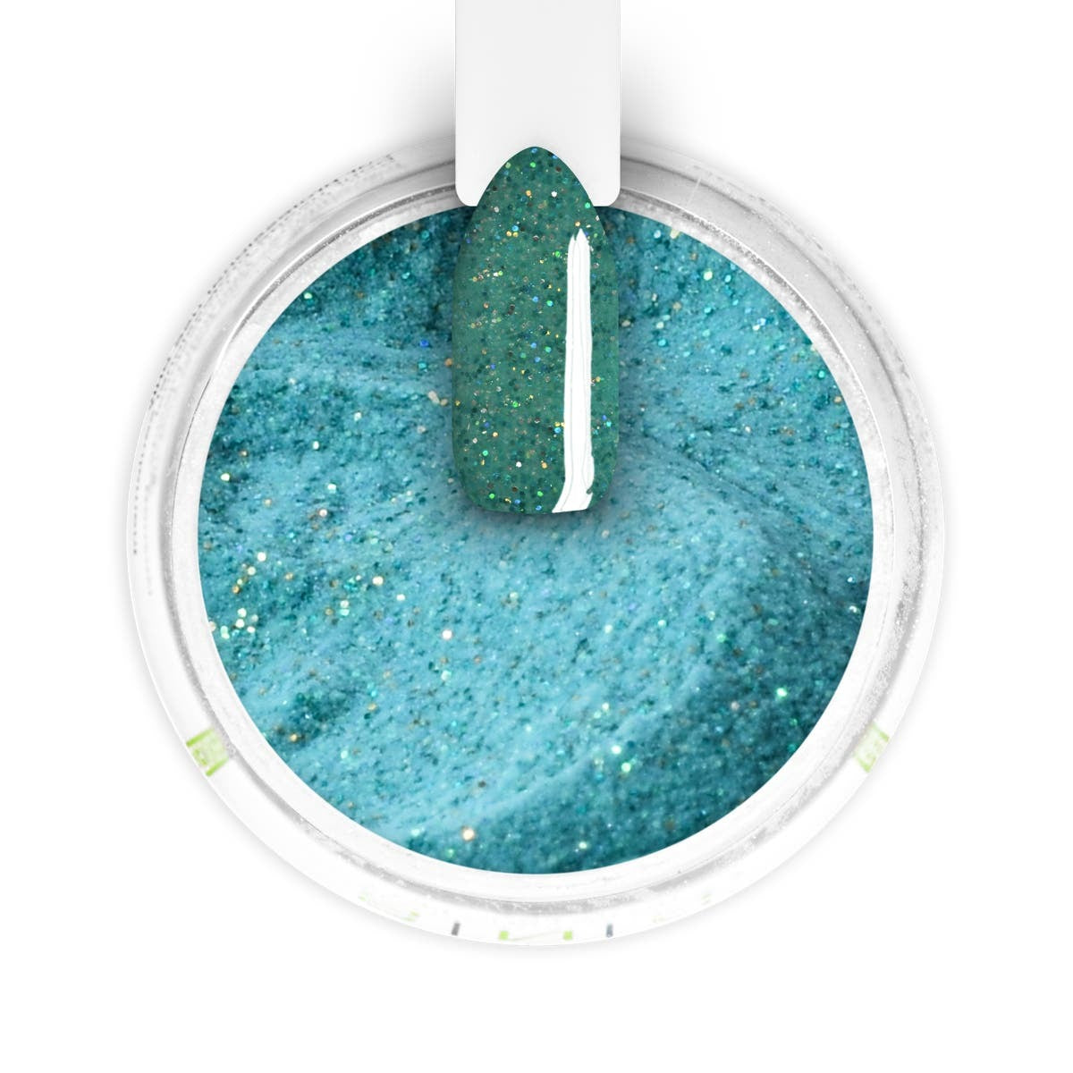 SNS Dipping Powder - Diamond Lake - Green, Turquoise, Metallic Glitter Colors - 0.5oz (DIY)