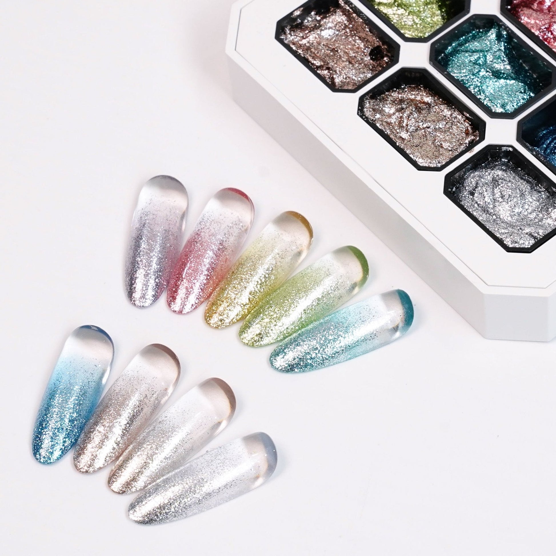 LAVIS 3 In 1 Pat Pat Gel - P16 Glitter Envy - DTK Nail Supply