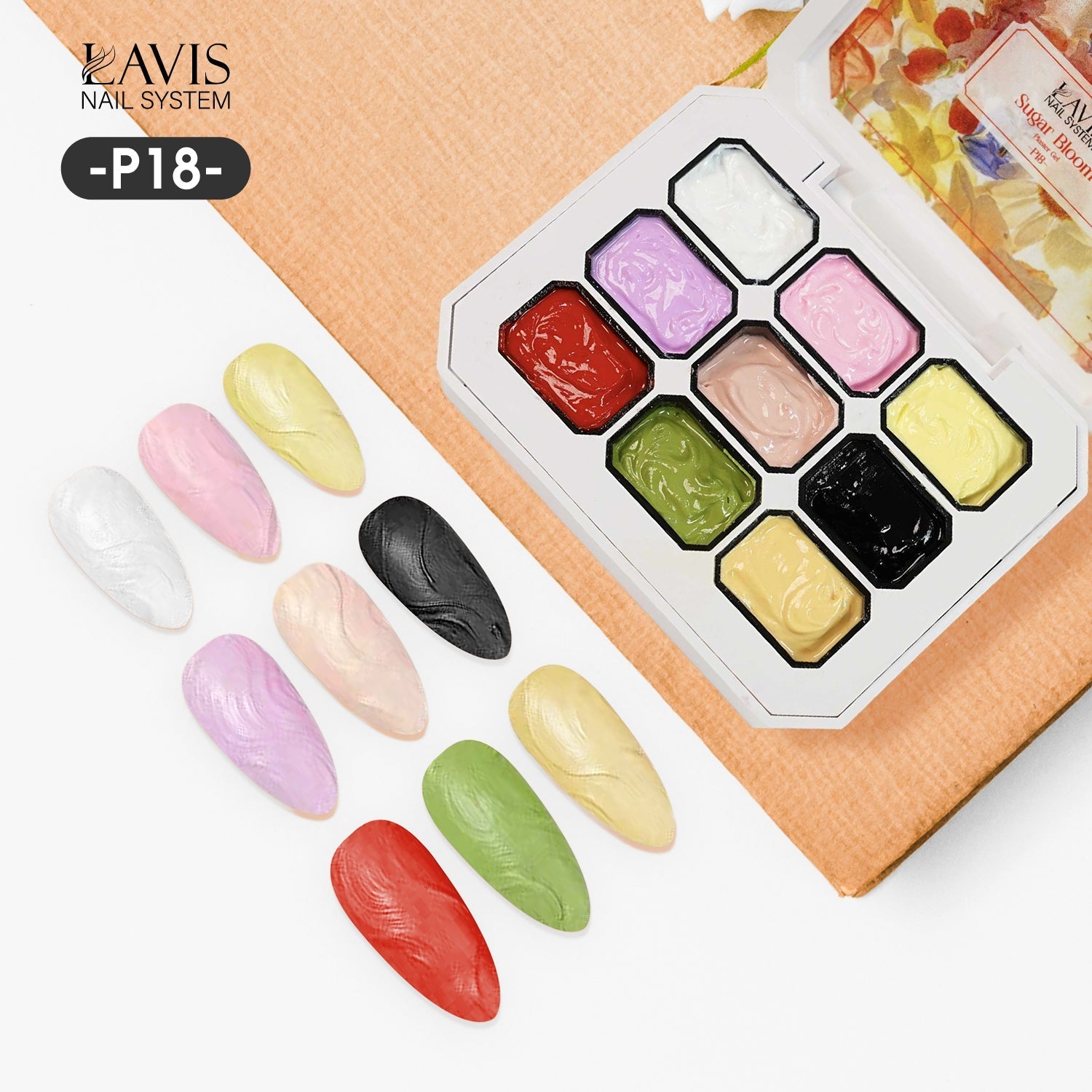 LAVIS 3 In 1 Pat Pat Gel - P18 - DTK Nail Supply