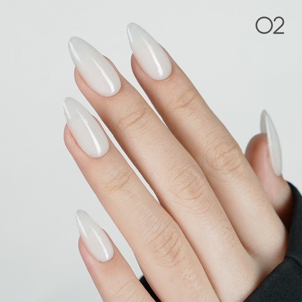 LAVIS Builder Gel 2 - 02 Milky White - Gel Polish 15ml - DTK Nail Supply