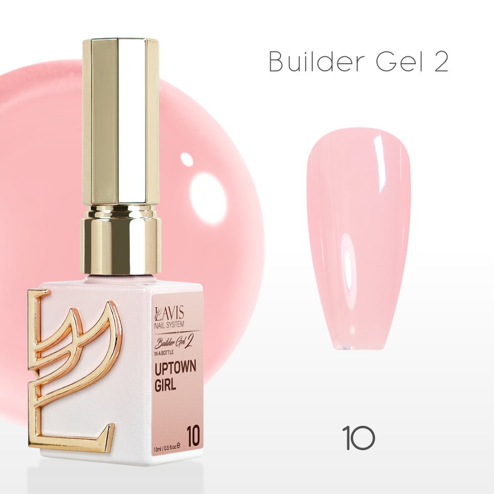LAVIS Builder Gel 2 - 10 Uptowin Girl - Gel Polish 15ml - DTK Nail Supply