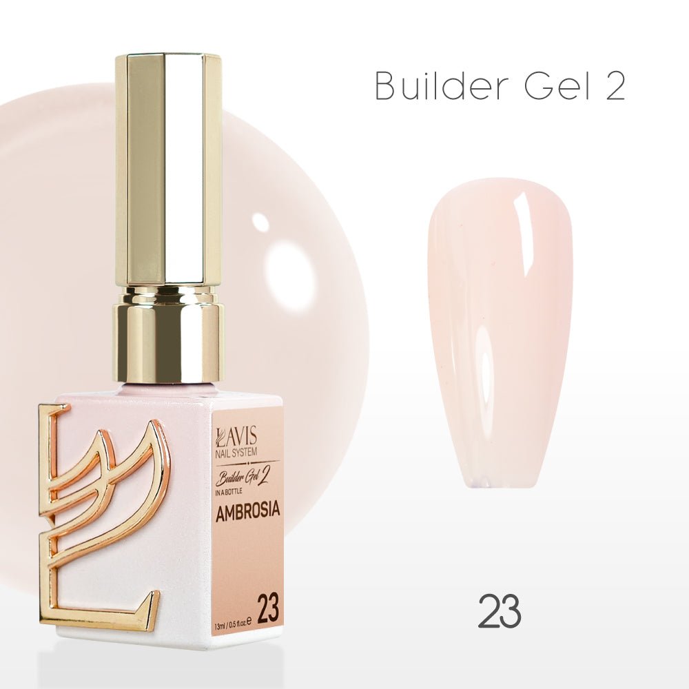 LAVIS Builder Gel 2 - 23 Ambrosia - Gel Polish 15ml - DTK Nail Supply