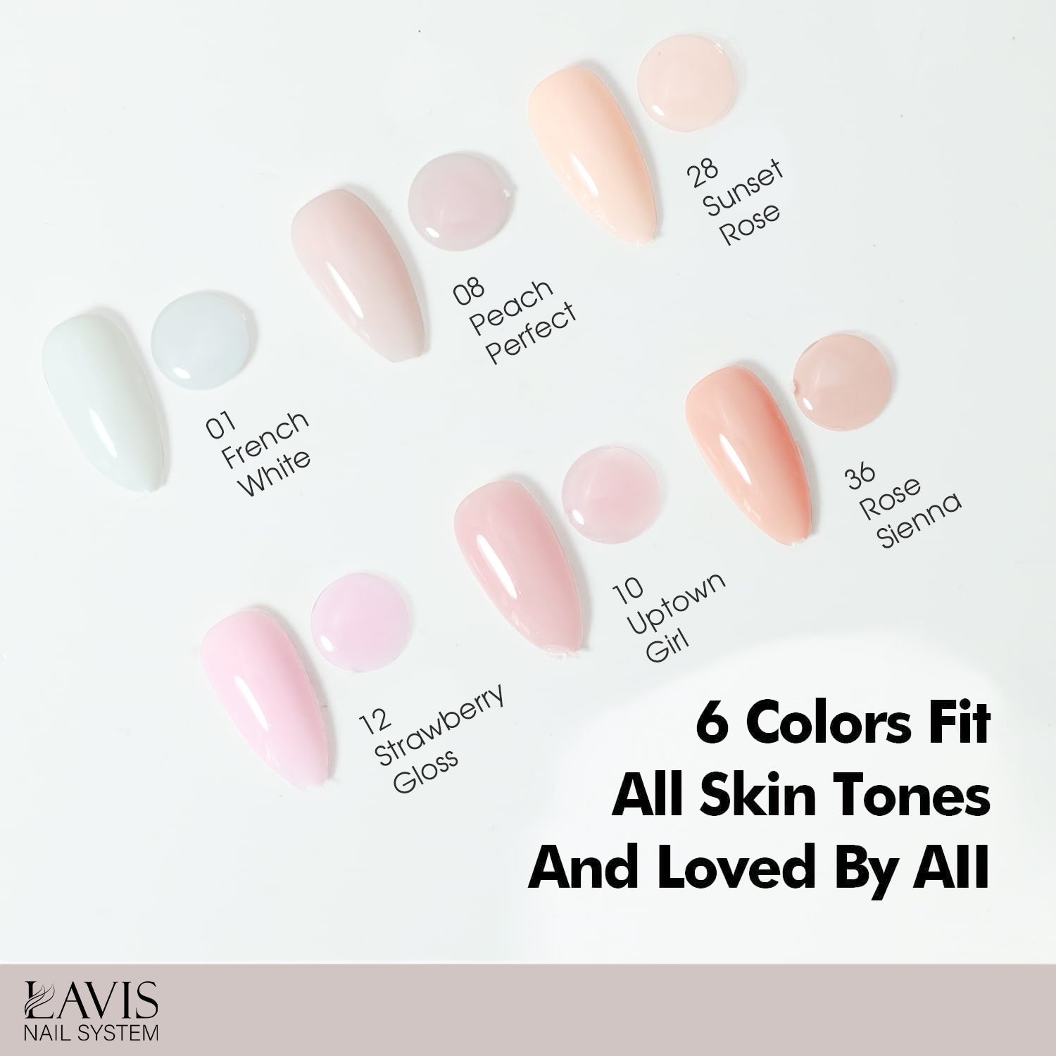 LAVIS Builder Gel 2 - 32 Bashful - Gel Polish 15ml - DTK Nail Supply