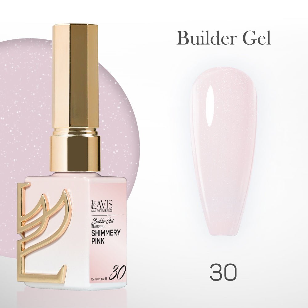 LAVIS Builder Gel In The Bottle - B30 - Gel Polish 15ml - DTK Nail Supply