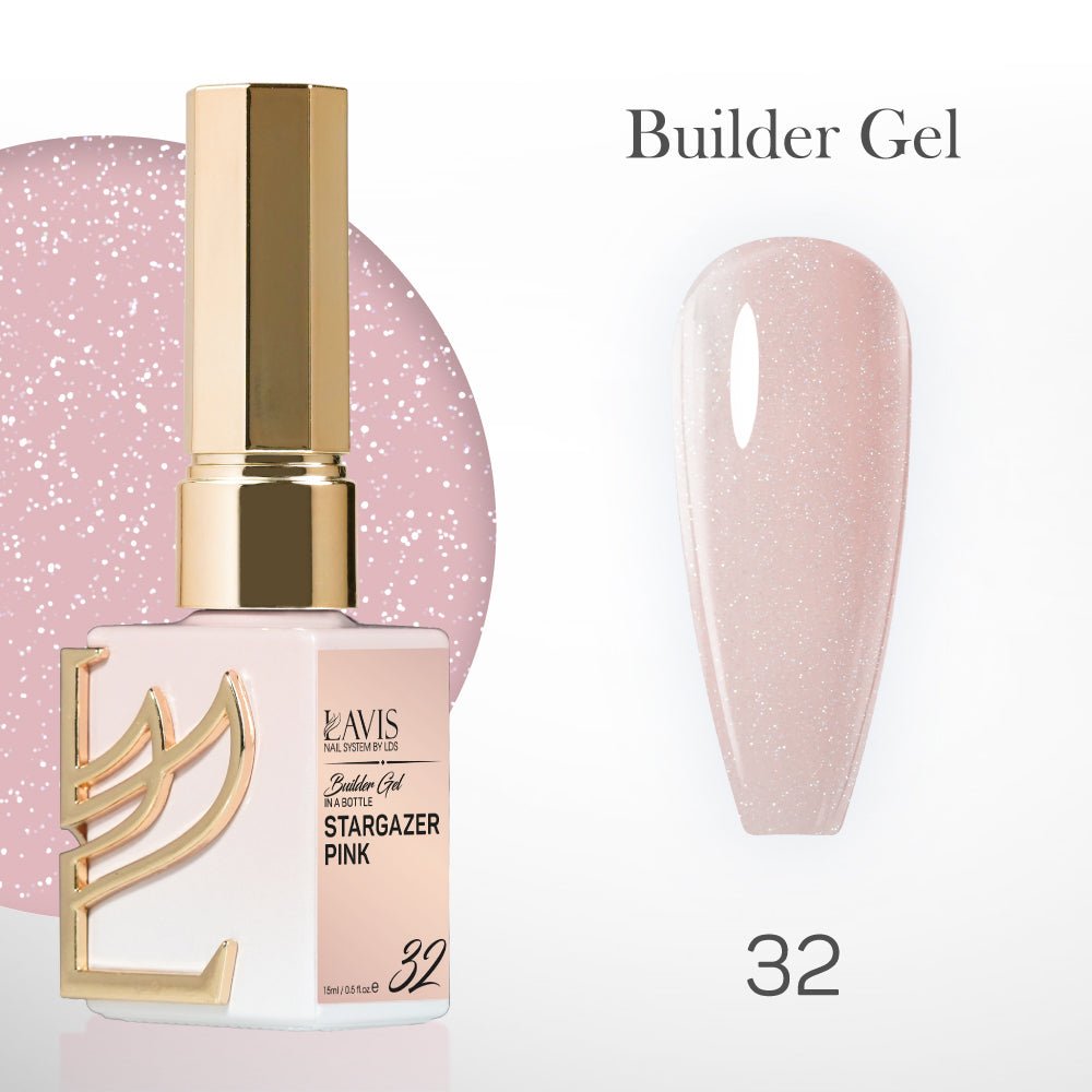 LAVIS Builder Gel In The Bottle - B32 - Gel Polish 15ml - DTK Nail Supply