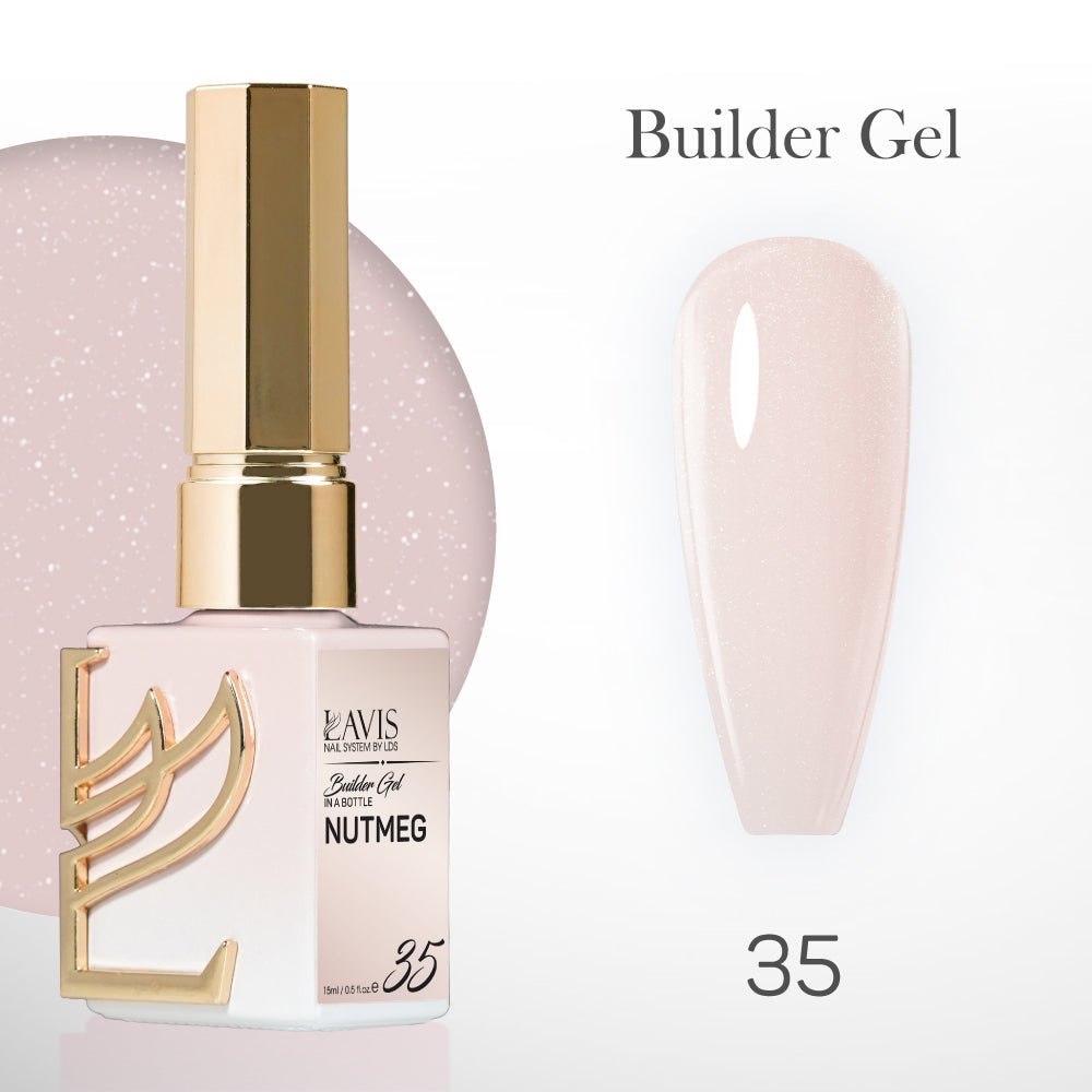 LAVIS Builder Gel In The Bottle - B35 - Gel Polish 15ml - DTK Nail Supply