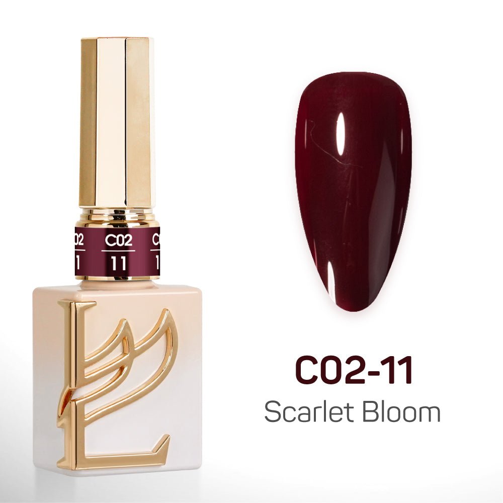LAVIS C02 (Ver2) - 11 - Gel Polish 0.5 oz - Scarlet Bloom Collection - DTK Nail Supply