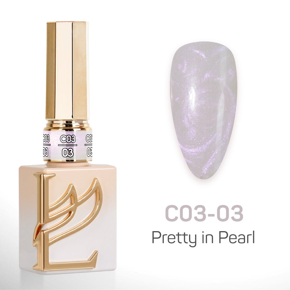 LAVIS C03 - 03 - Gel Polish 0.5 oz - Pretty in Pearl Collection - DTK Nail Supply