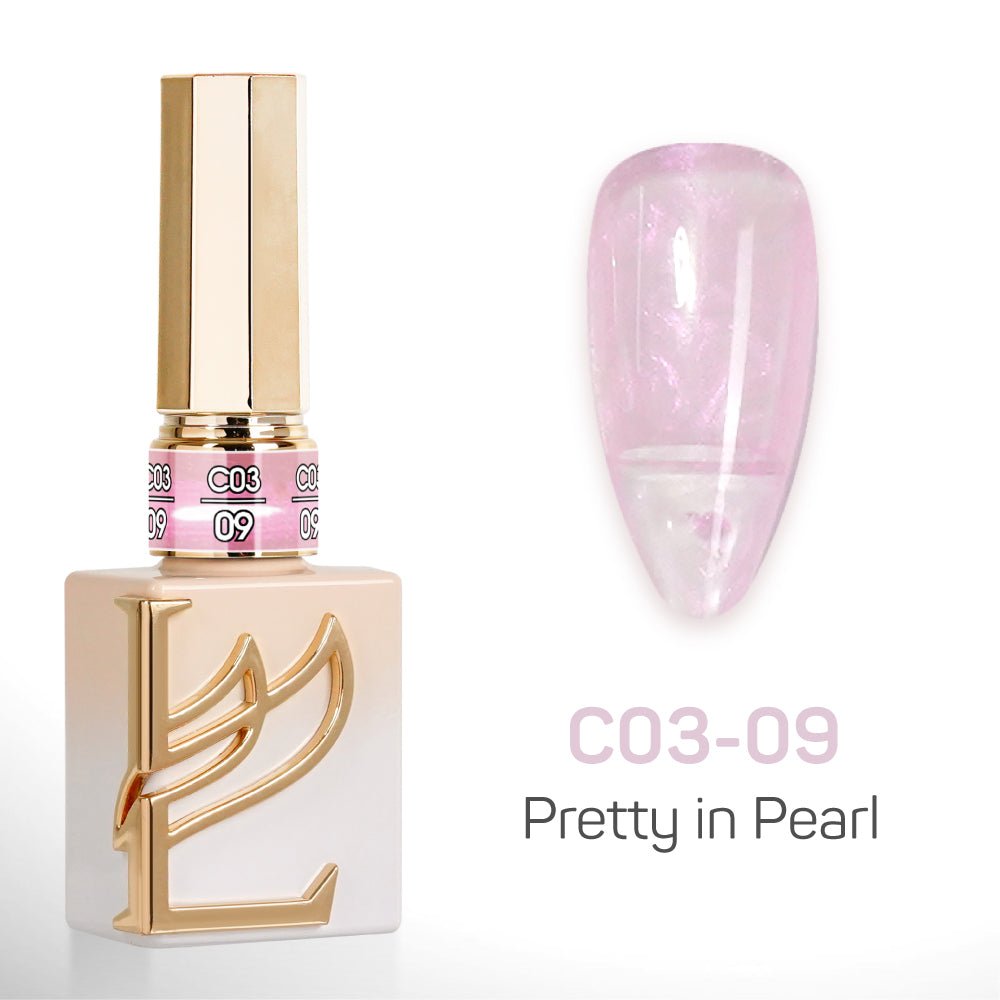 LAVIS C03 - 09 - Gel Polish 0.5 oz - Pretty in Pearl Collection - DTK Nail Supply