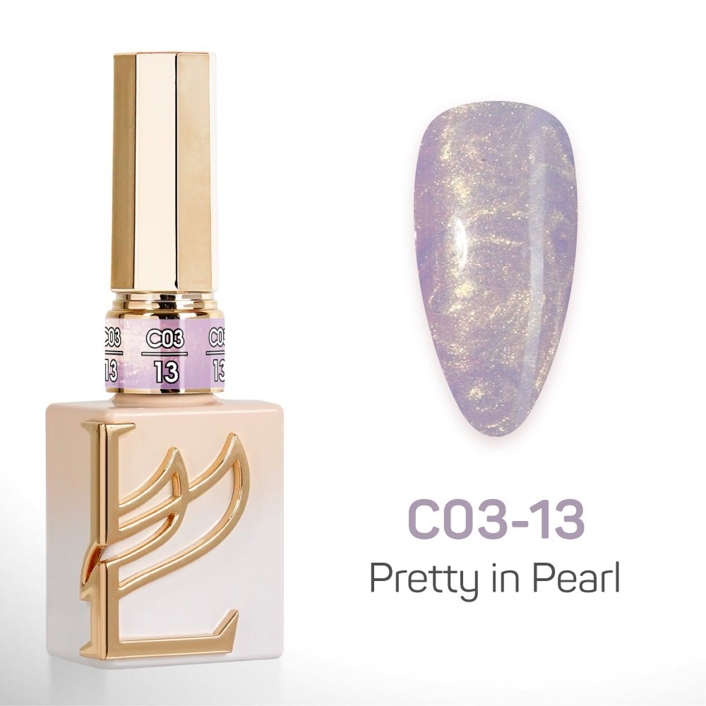 LAVIS C03 - 13 - Gel Polish 0.5 oz - Pretty in Pearl Collection - DTK Nail Supply