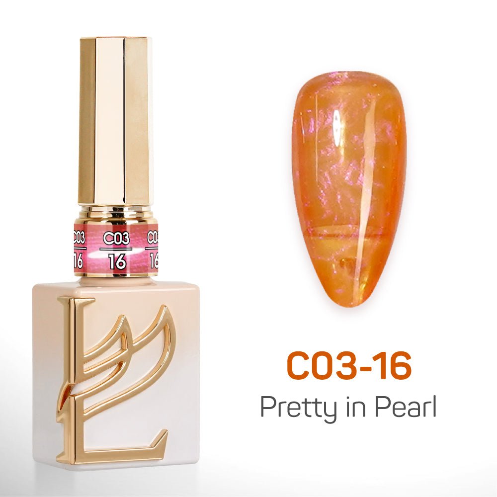 LAVIS C03 - 16 - Gel Polish 0.5 oz - Pretty in Pearl Collection - DTK Nail Supply