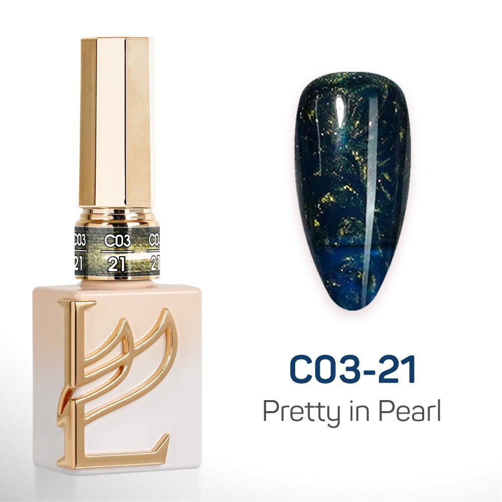LAVIS C03 - 21 - Gel Polish 0.5 oz - Pretty in Pearl Collection - DTK Nail Supply
