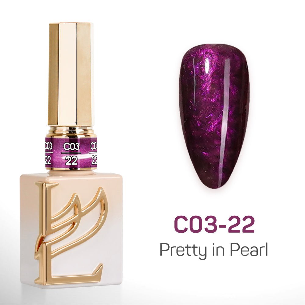 LAVIS C03 - 22 - Gel Polish 0.5 oz - Pretty in Pearl Collection - DTK Nail Supply