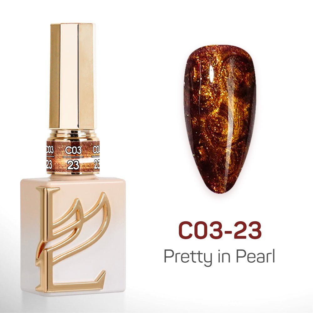 LAVIS C03 - 23 - Gel Polish 0.5 oz - Pretty in Pearl Collection - DTK Nail Supply