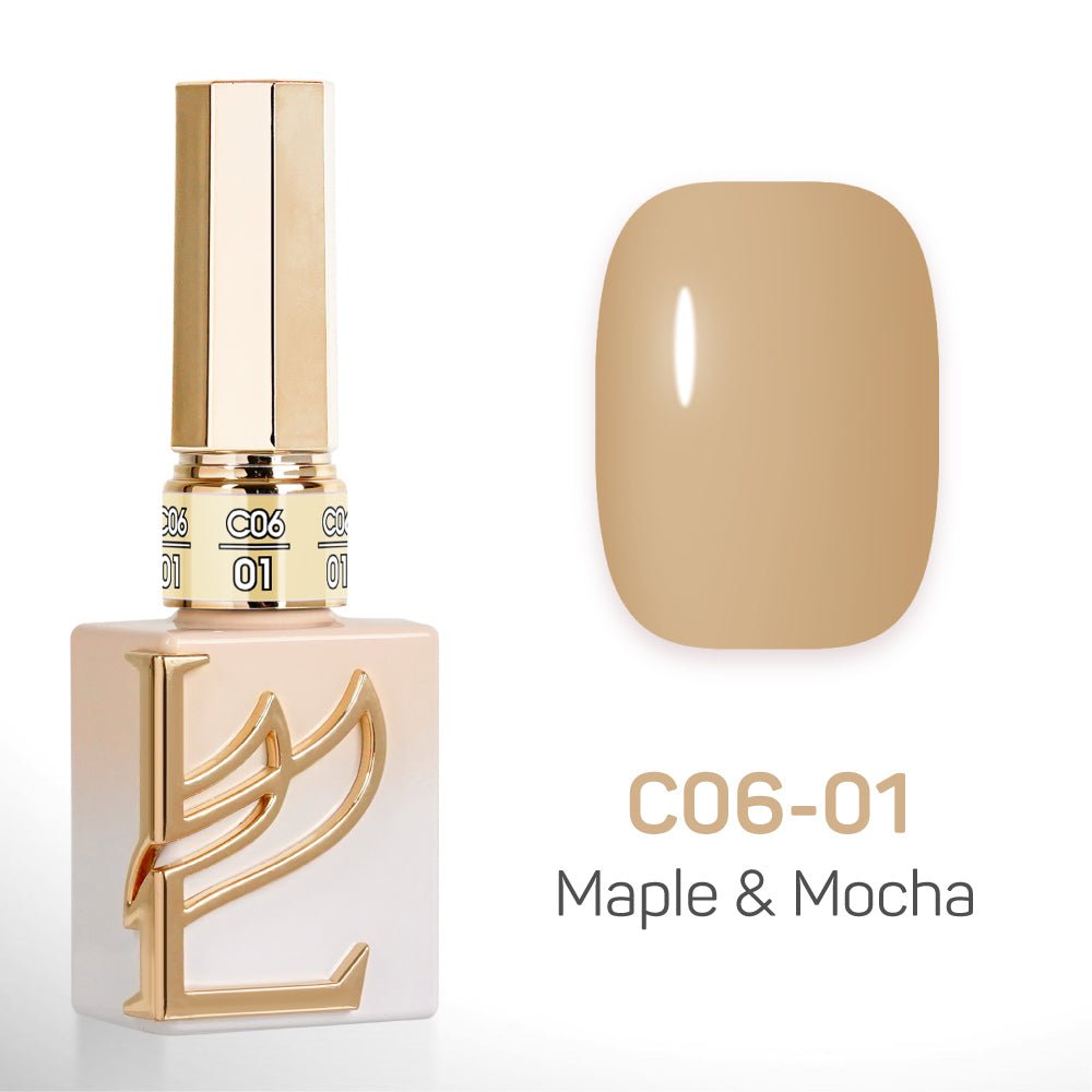 LAVIS C06 - 01 - Gel Polish 0.5 oz - Maple & Mocha Collection - DTK Nail Supply