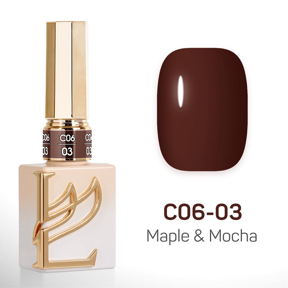 LAVIS C06 - 03 - Gel Polish 0.5 oz - Maple & Mocha Collection - DTK Nail Supply