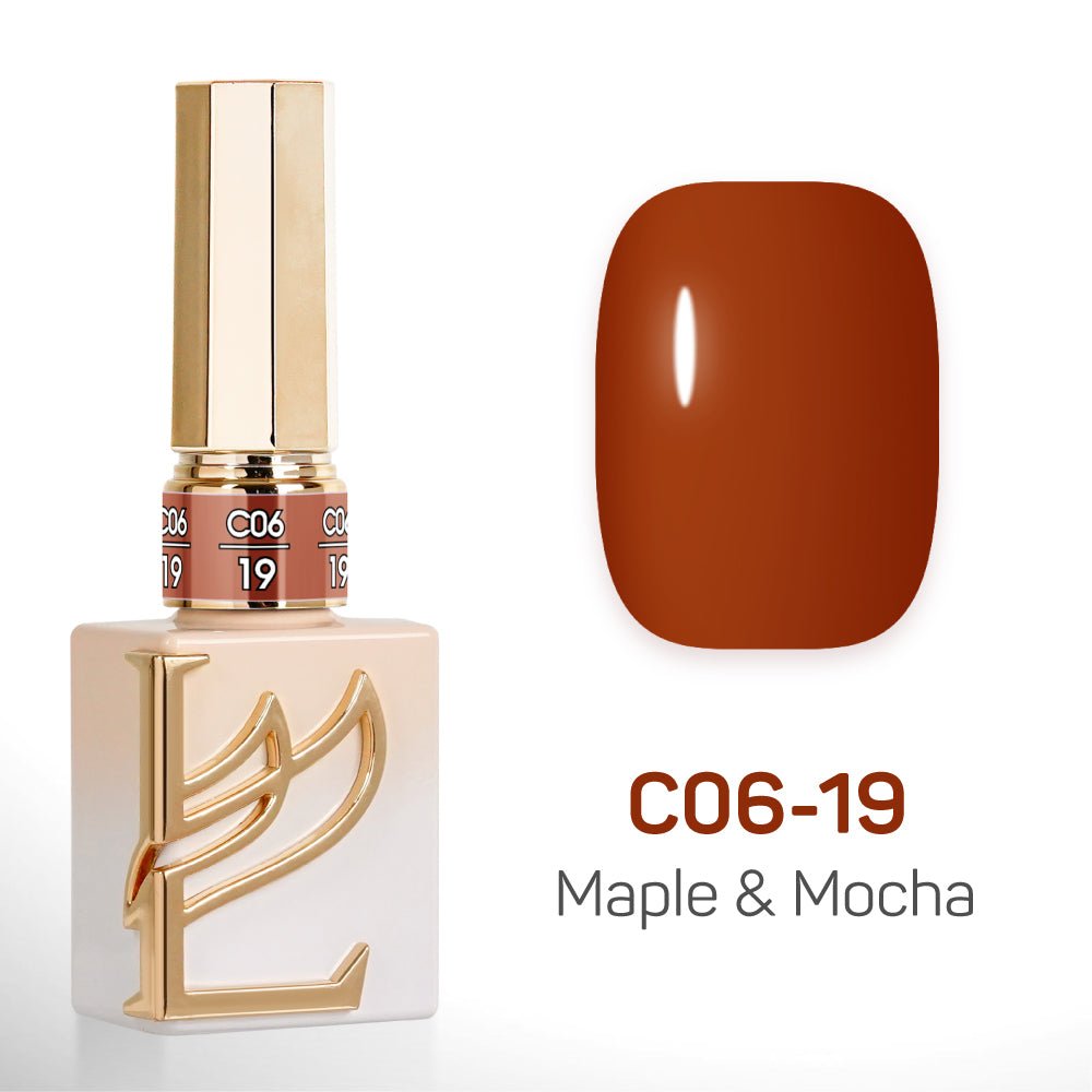 LAVIS C06 - 19 - Gel Polish 0.5 oz - Maple & Mocha Collection - DTK Nail Supply