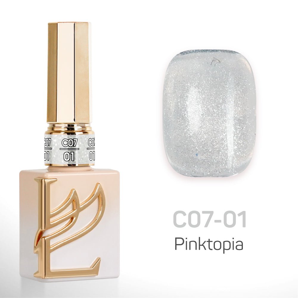 LAVIS C07 - 01 - Gel Polish 0.5 oz - Pinktopia Collection - DTK Nail Supply