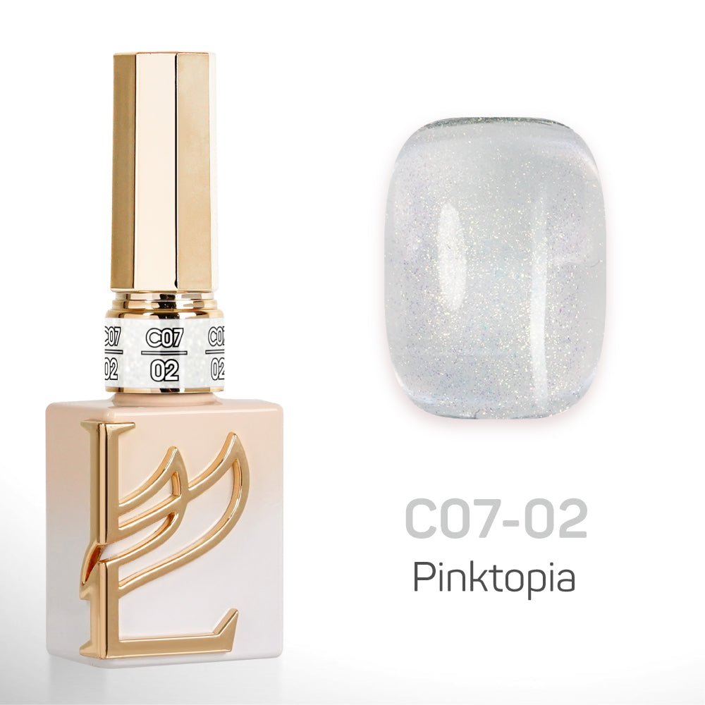 LAVIS C07 - 02 - Gel Polish 0.5 oz - Pinktopia Collection - DTK Nail Supply
