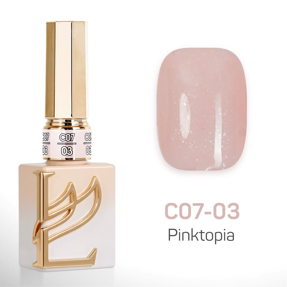 LAVIS C07 - 03 - Gel Polish 0.5 oz - Pinktopia Collection - DTK Nail Supply