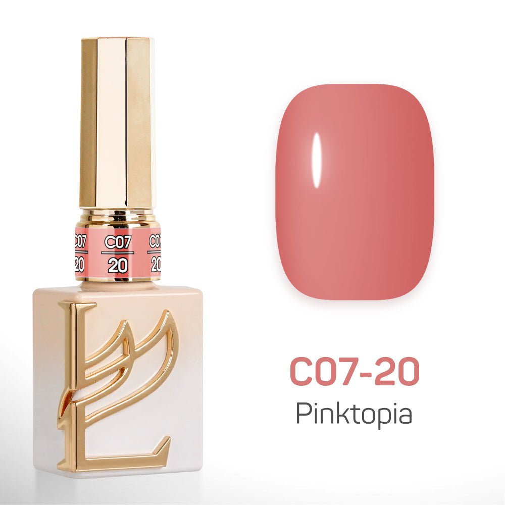 LAVIS C07 - 20 - Gel Polish 0.5 oz - Pinktopia Collection - DTK Nail Supply